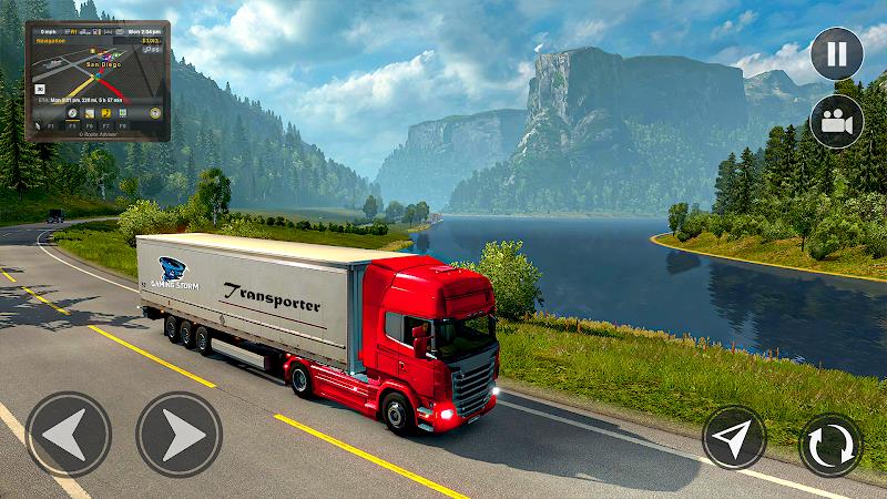 American Truck Driving Games 螢幕截圖 3