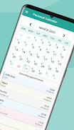 Appointments Planner Calendar 螢幕截圖 1