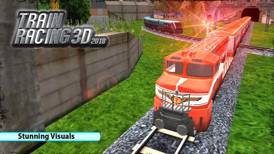 Train Racing 3D-2023 Train Sim 스크린샷 0