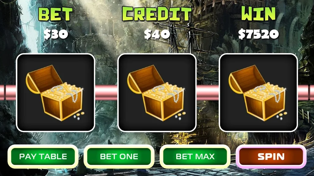 Pirates Slots स्क्रीनशॉट 0