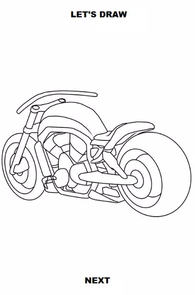 Draw Motorcycles: Cruiser स्क्रीनशॉट 3