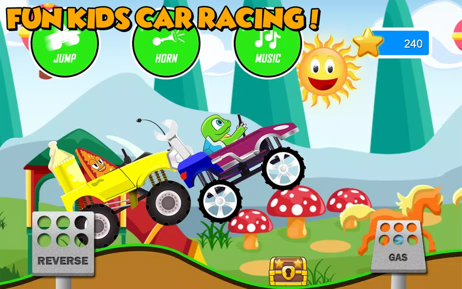 Fun Kids Car Racing Game Ekran Görüntüsü 0