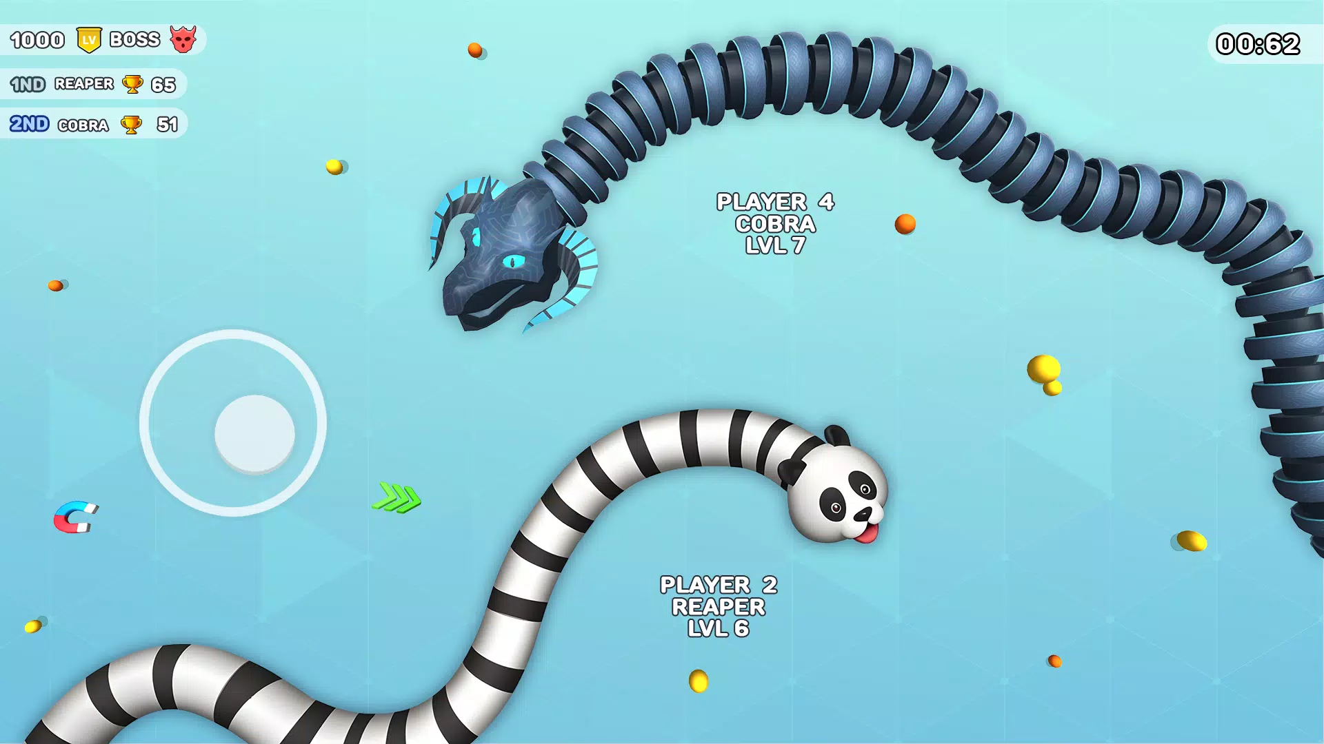 Worms Clash - Snake Games Schermafbeelding 2