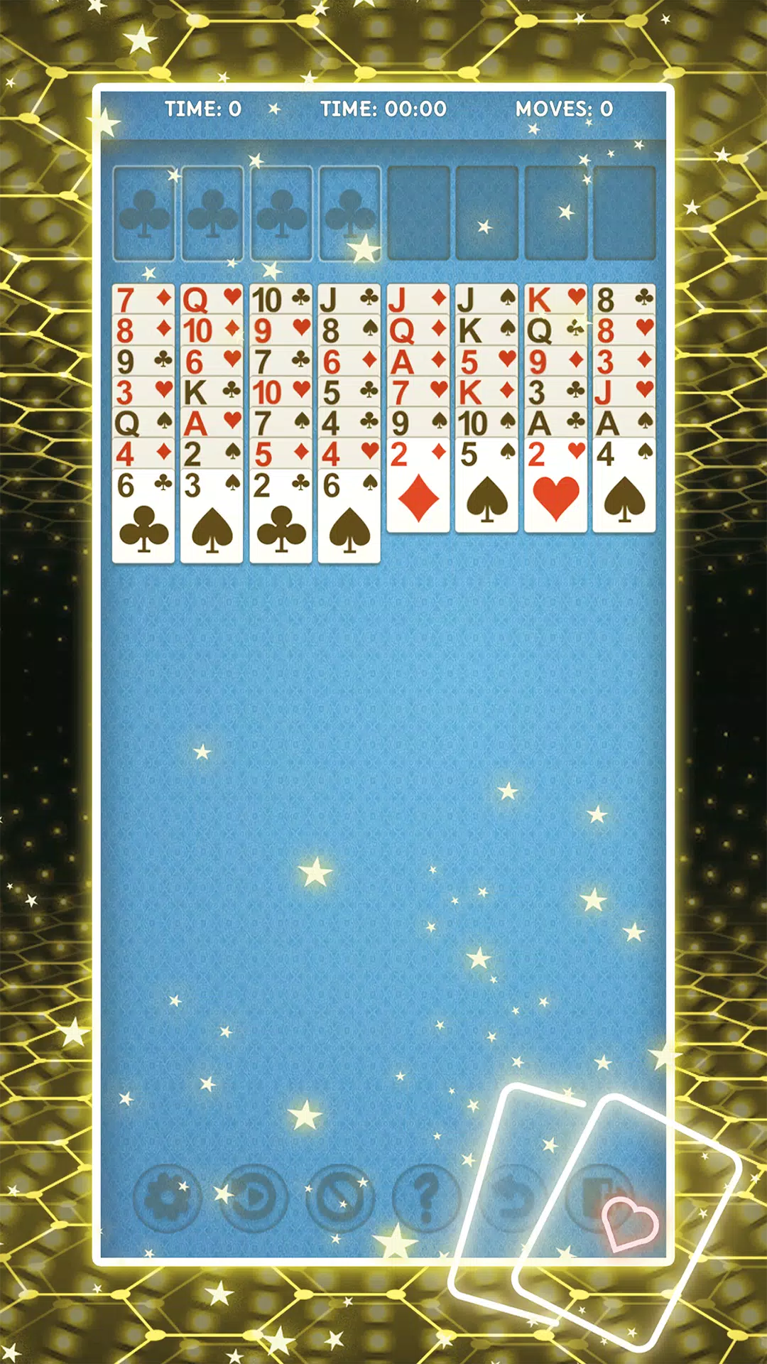 EasyCell Solitaire Game 螢幕截圖 0