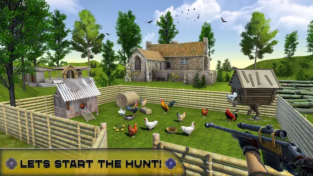 Schermata Chicken Hunting Challenge Game 0