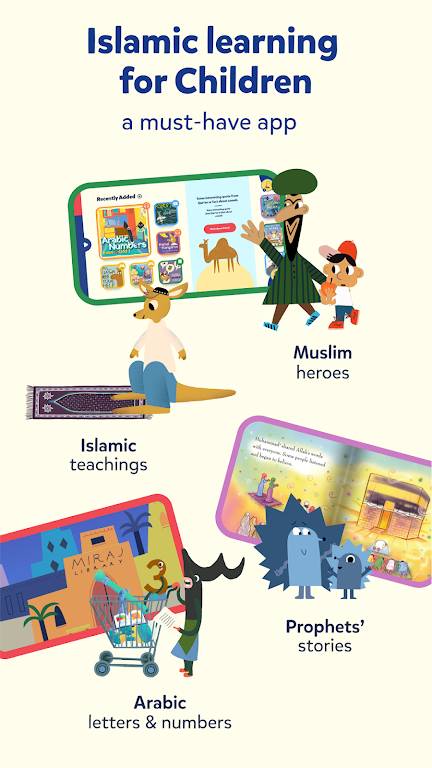 Miraj Muslim Kids Books Games 螢幕截圖 0