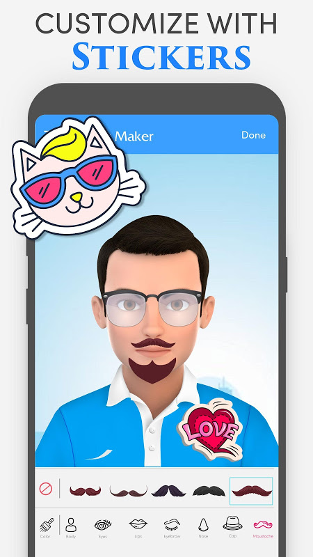 Avatar Maker: Personal Character, Sticker Maker 螢幕截圖 1