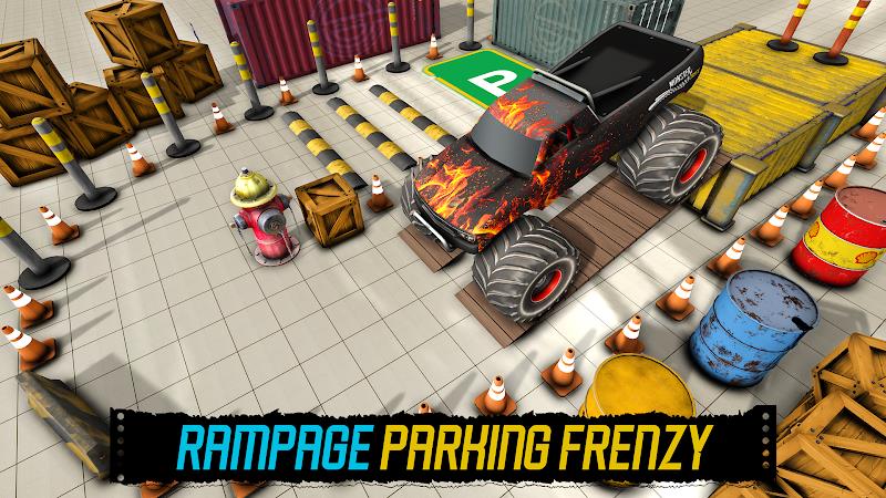 Monster Truck Parking Game 3D 螢幕截圖 1