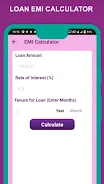 Loancash - EMI Loan Calculator 스크린샷 1