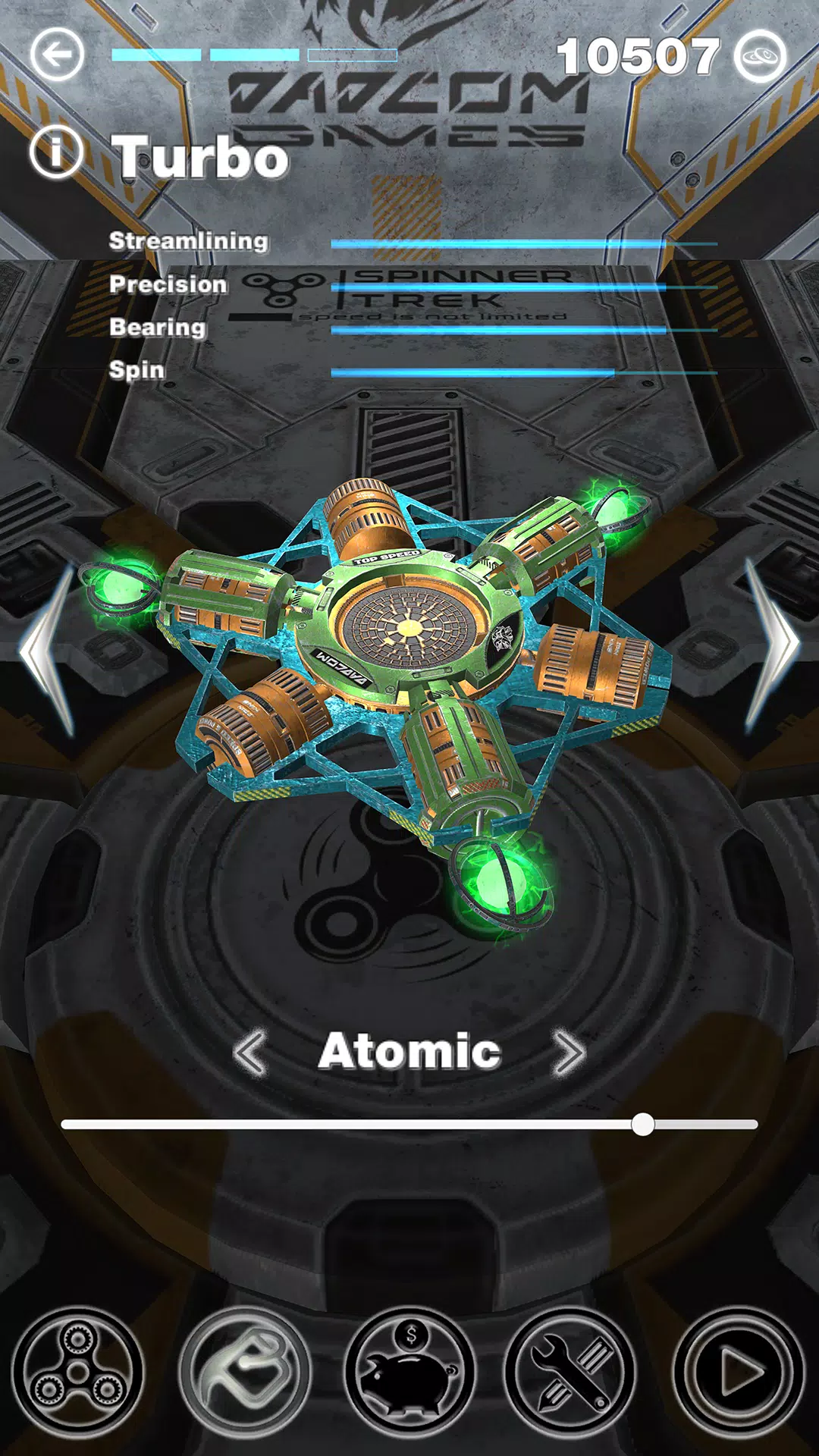 Fidget Spinner using Accelerom Screenshot 1