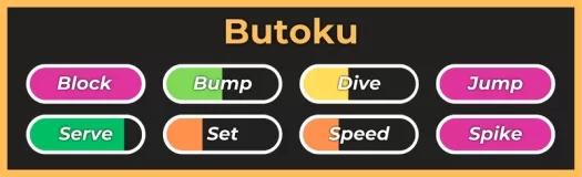 Стиль Butoku из опыта Haikyuu Legends Roblox