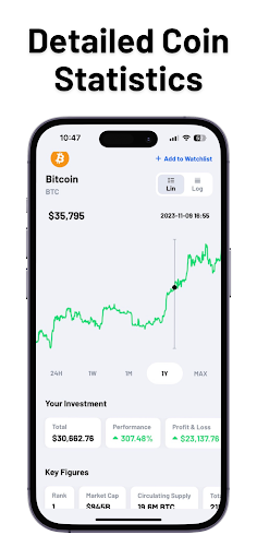 Coin Portfolio Crypto Tracker Zrzut ekranu 0