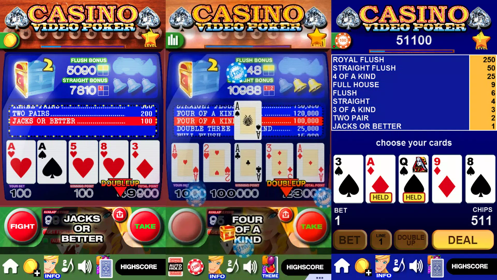 Casino Video Poker 螢幕截圖 2