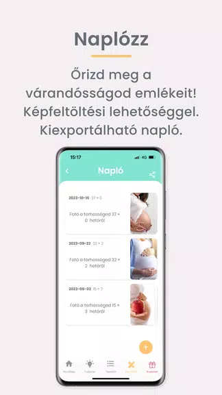 PregHello – terhességi app Schermafbeelding 2