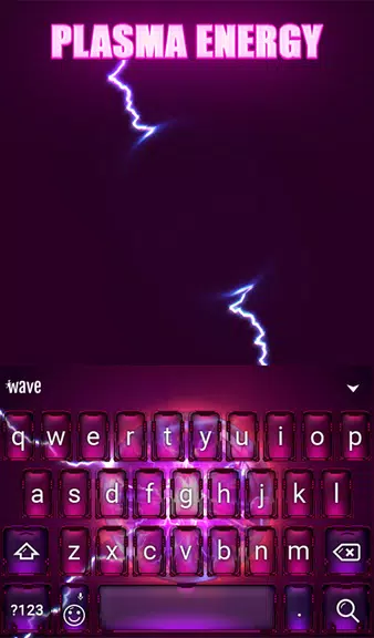 Plasma Keyboard & Wallpaper Скриншот 1