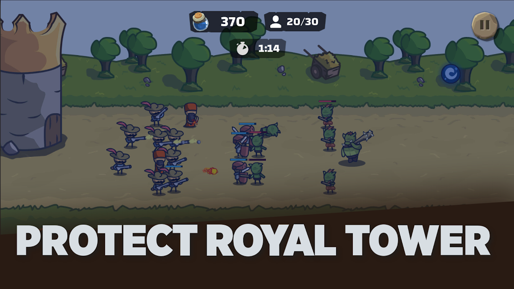 Tower Royale: Stick War Online 螢幕截圖 1