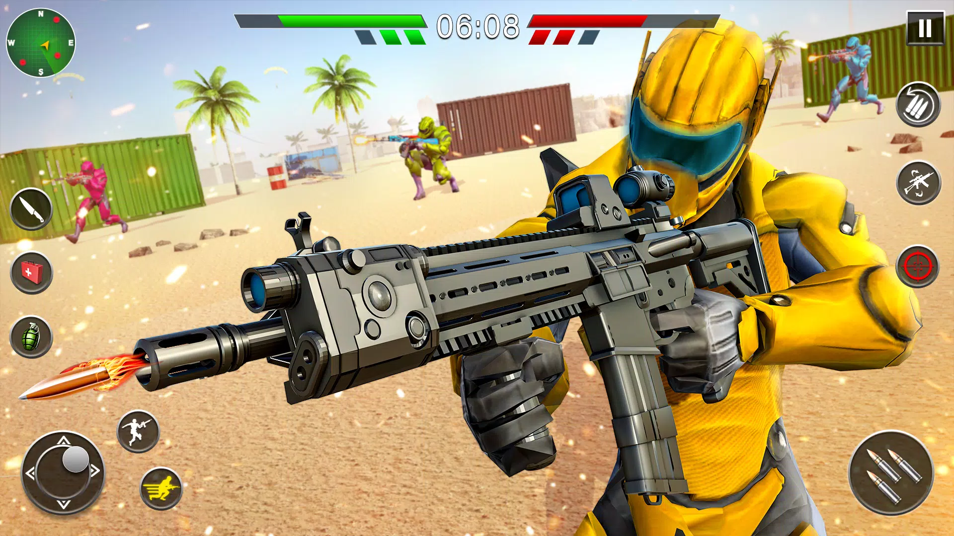 Robô fps jogos de arma de tiro Captura de tela 0