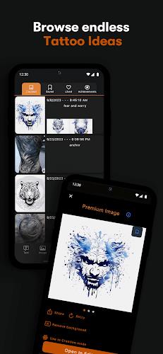 AI Tattoos - Tattoo Maker Tangkapan skrin 3