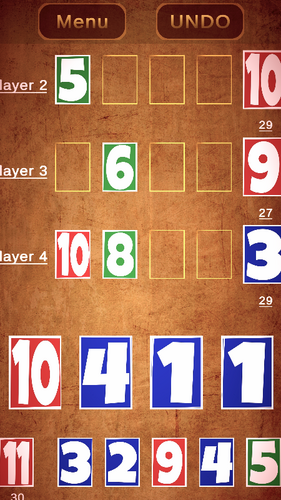 Boo 2.0 - SkipBo / Spite & Malice Variant Screenshot 1