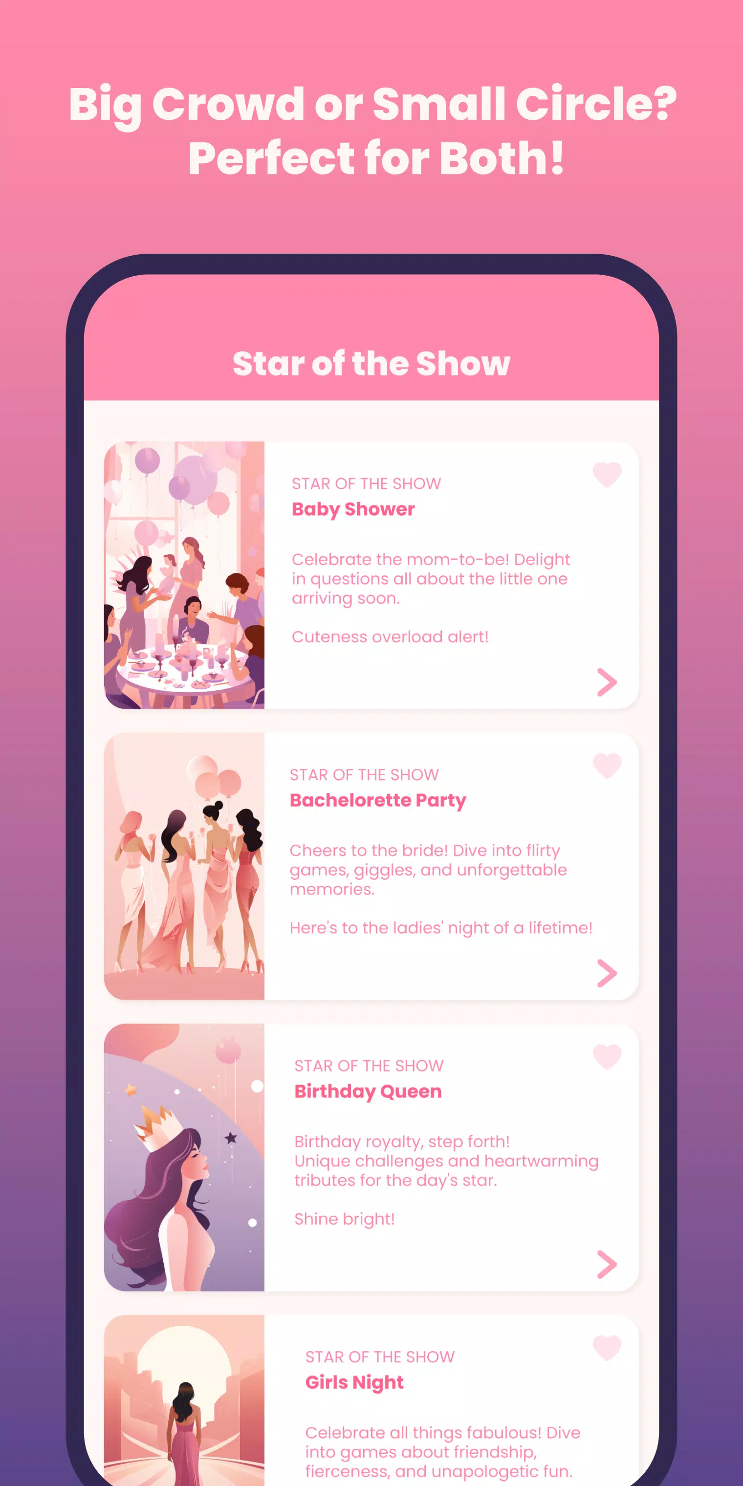 Girls Night - Group Party Game スクリーンショット 2