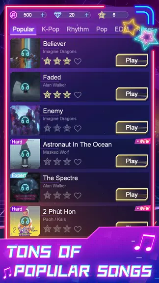 Magic Piano:EDM Music Tiles Скриншот 3