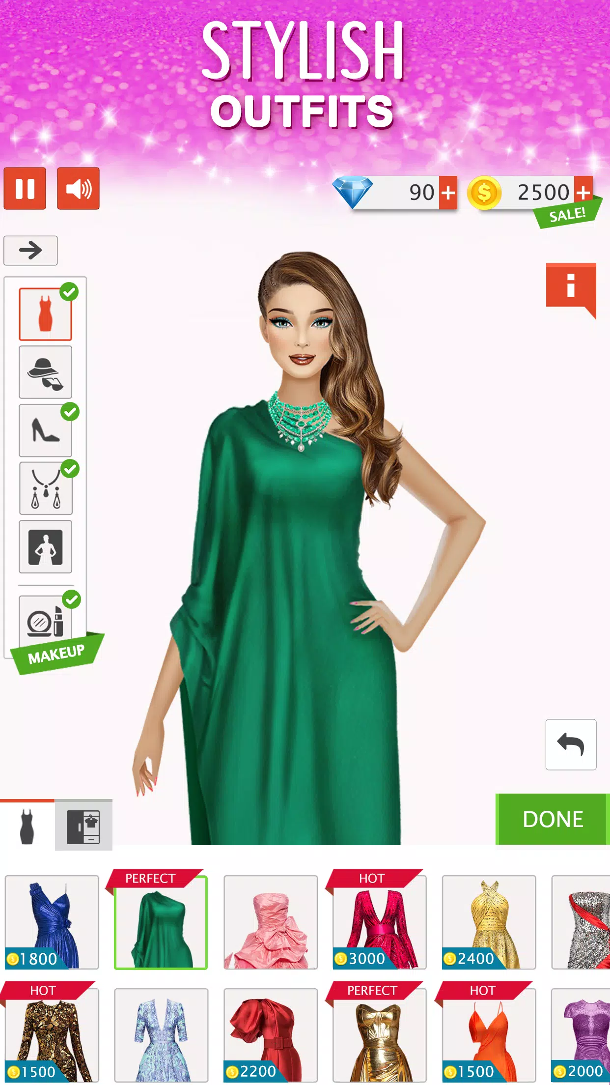 Fashion Stylist: Dress Up Game Ekran Görüntüsü 1