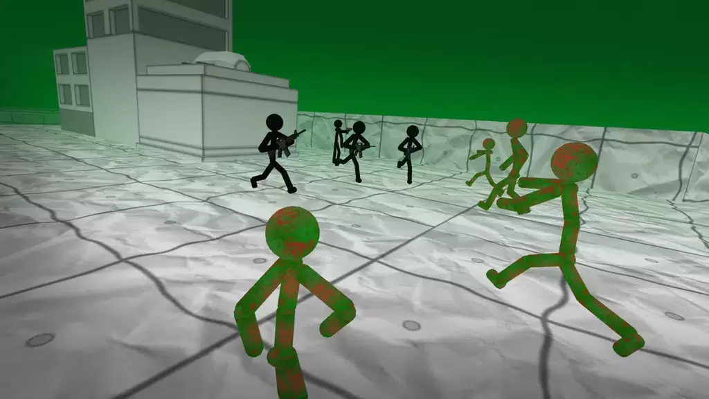 Stickman Zombie 3D スクリーンショット 1