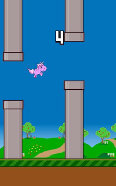 Flappy Unicorn スクリーンショット 3