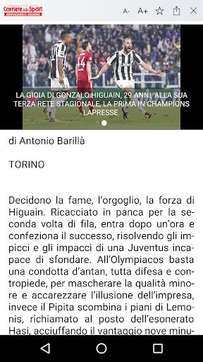 Corriere dello Sport HD 螢幕截圖 0