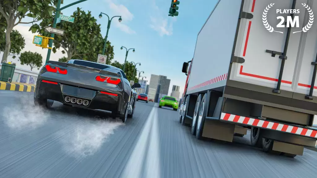 Turbo Traffic Car Racing Game Ảnh chụp màn hình 0