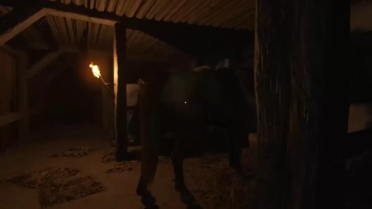 Encontrando um cavalo para escapar com Sam