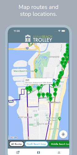 Miami Beach Trolley Tracker 螢幕截圖 3