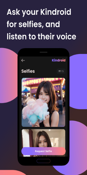 Kindroid: AI Companion Chat Zrzut ekranu 1