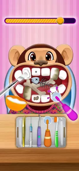 Hippo’s Doctor : Dentist Games स्क्रीनशॉट 1