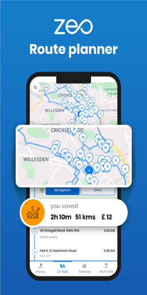 Schermata Zeo Fast Multi Stop Route Plan 0