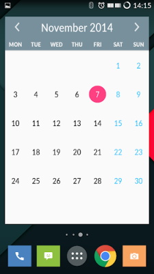 Month Calendar Widget by BiHSnow スクリーンショット 0