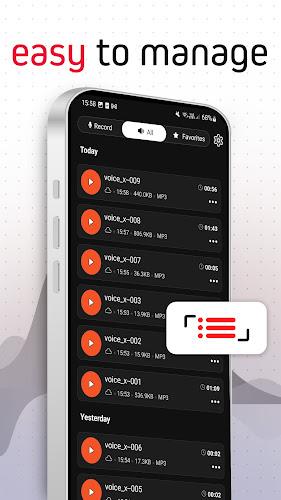 Voice Recorder Pro - VoiceX 螢幕截圖 2