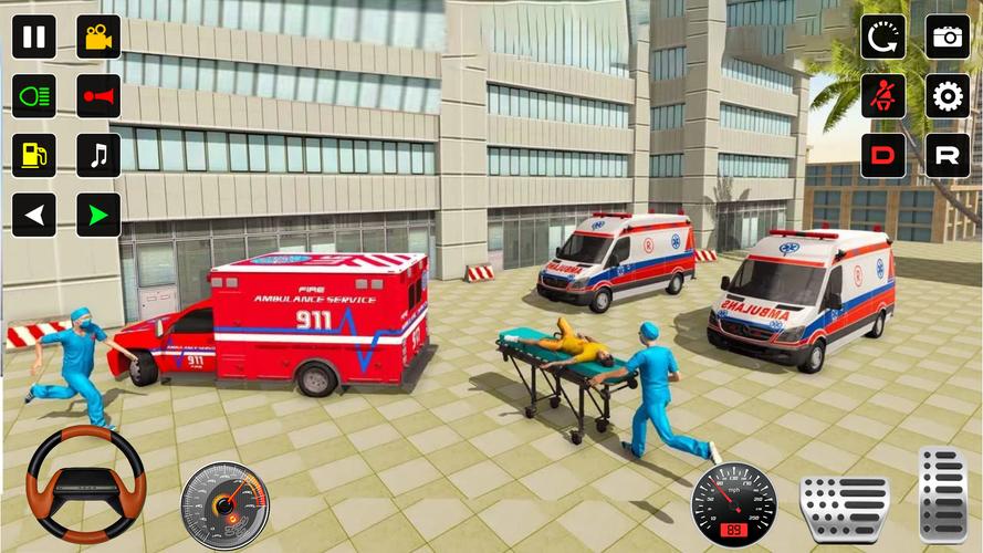 Police Rescue Ambulance Games Ảnh chụp màn hình 3