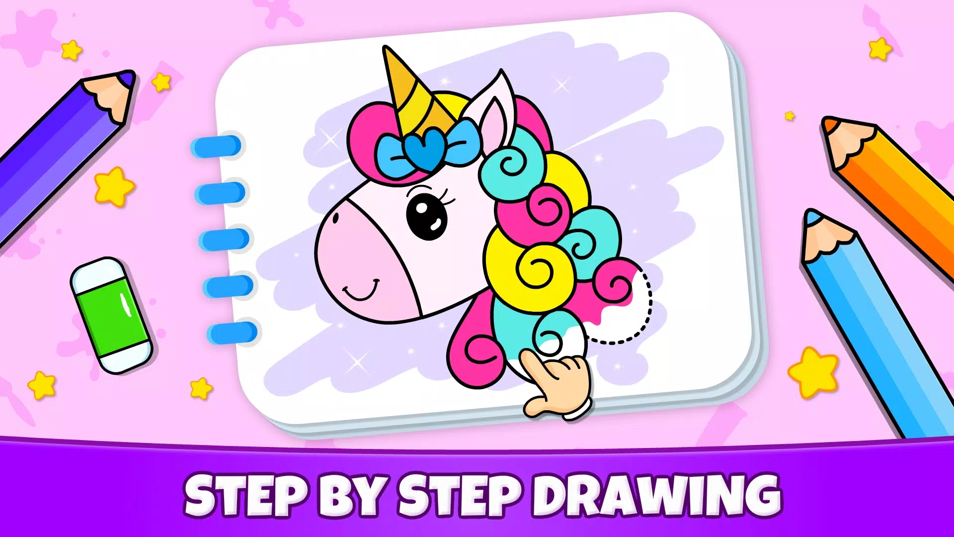 Unicorn Coloring Tangkapan skrin 3