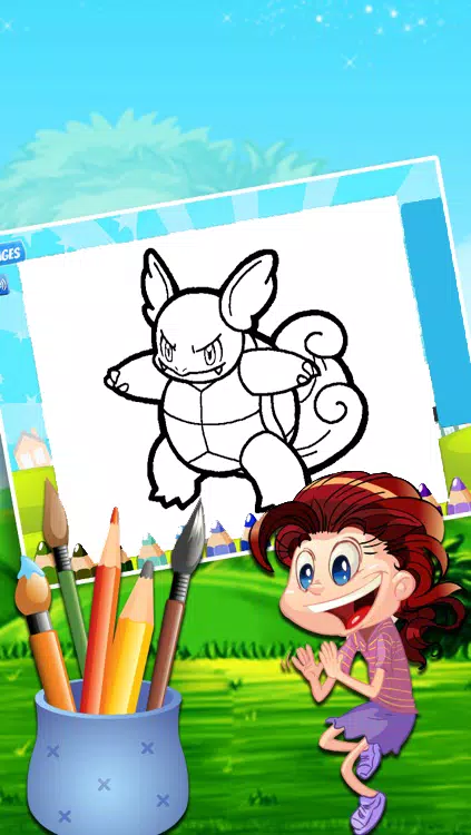 Coloring Book For Pokestar ภาพหน้าจอ 0