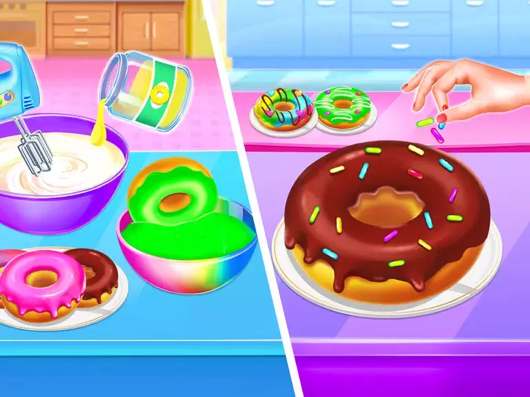 Make Donuts Game - Donut Maker Ekran Görüntüsü 0