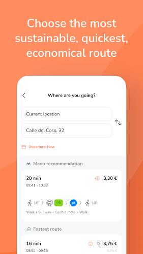 Meep - Personalized routes 螢幕截圖 3