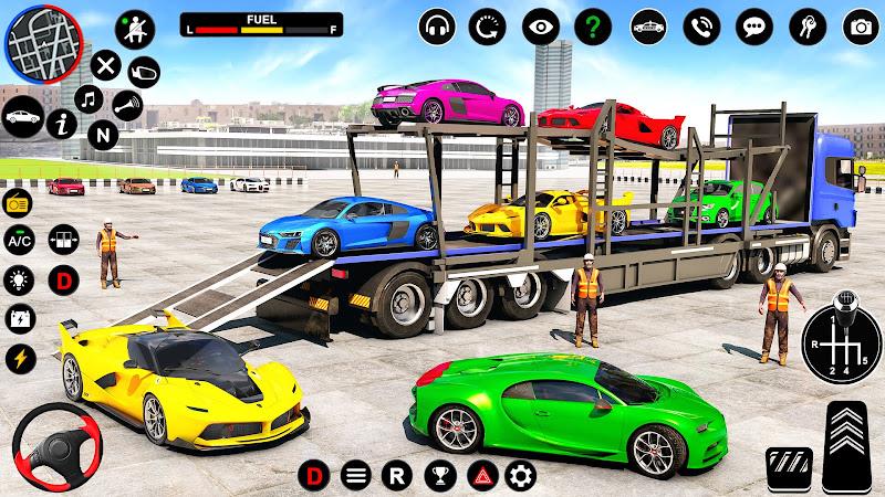 Car Transport Truck Games 螢幕截圖 0