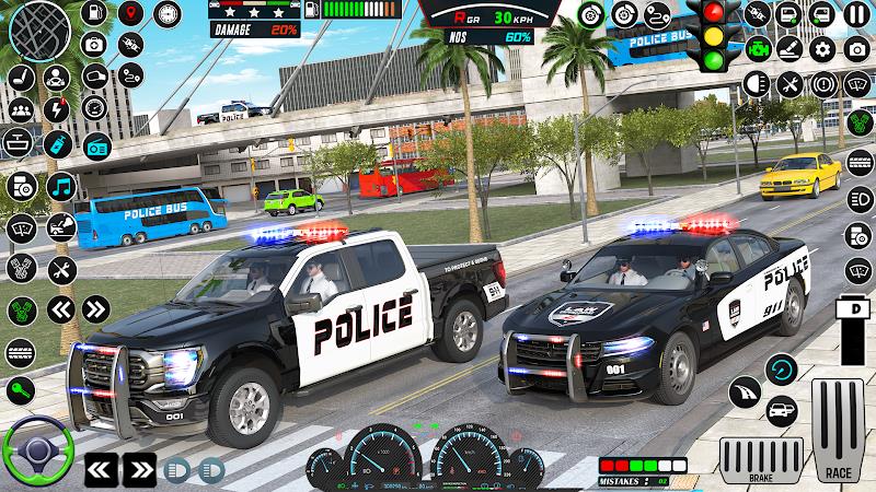 US Police Car Parking - King Screenshot 3