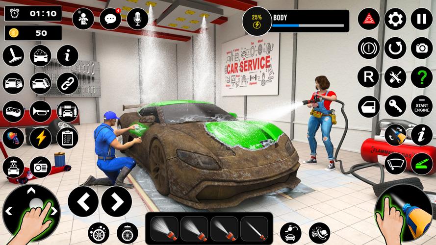 Car Wash Games - Car Games 3D 螢幕截圖 2