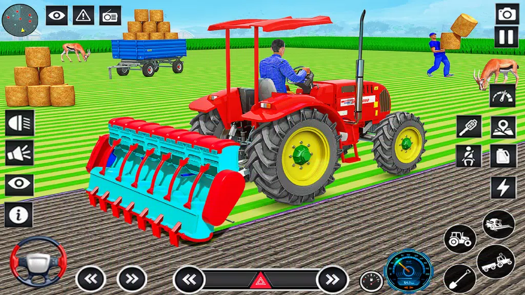 Farming Games: Tractor Driving ဖန်သားပြင်ဓာတ်ပုံ 1