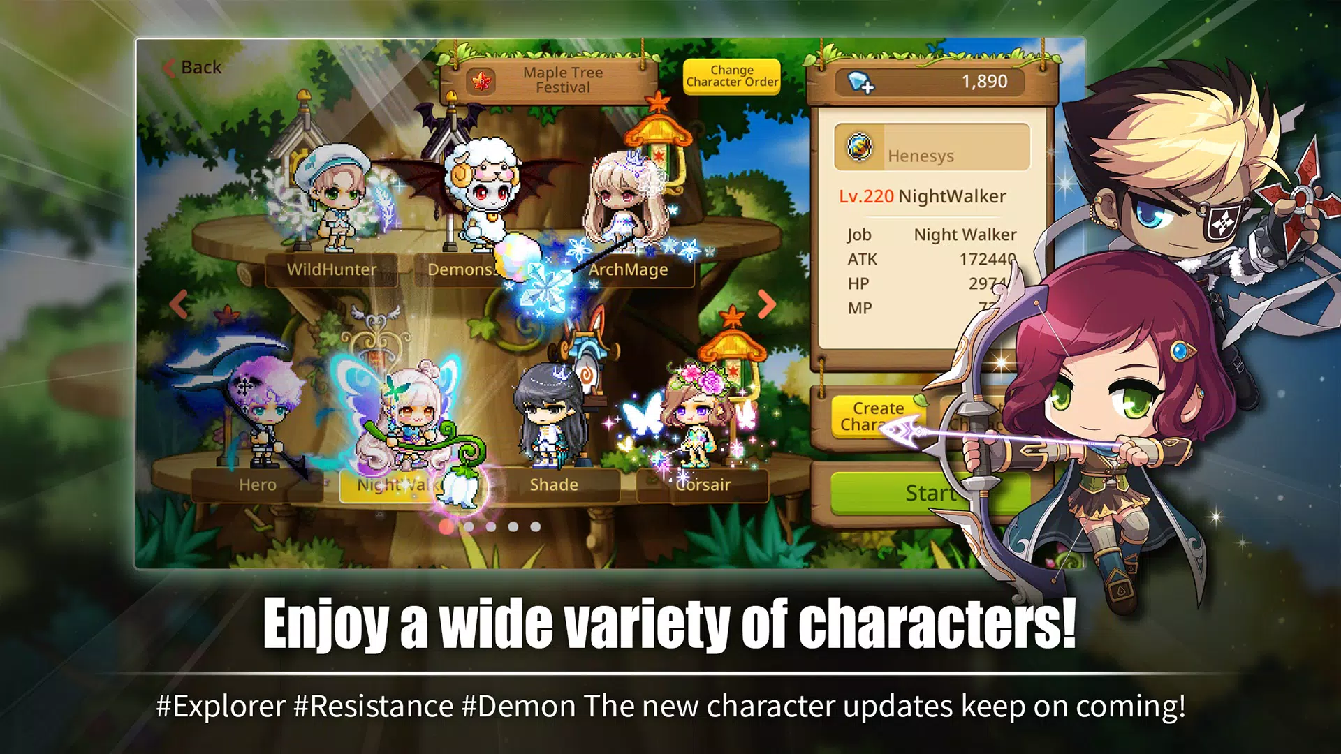 MapleStory M - Fantasy MMORPG Captura de tela 3