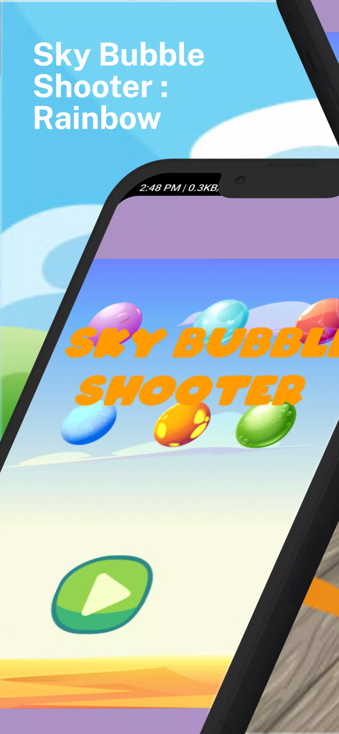 Sky Bubble Shooter : Rainbow ภาพหน้าจอ 0