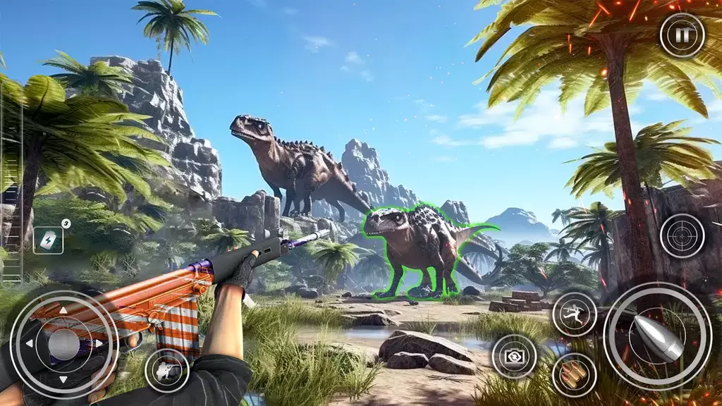 Dino Hunting: Dinosaur Game 3D 螢幕截圖 1