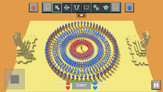 Schermata Blocky Ragdoll Battle 2